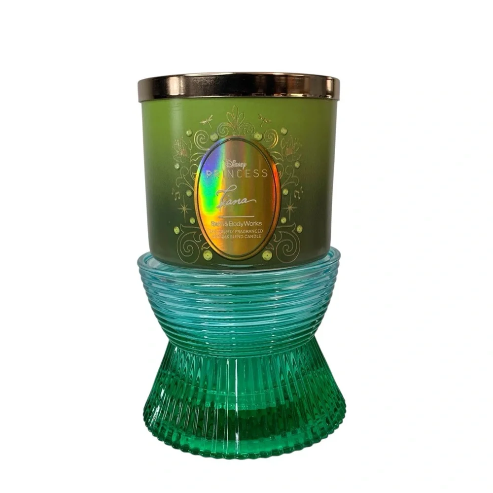 WHITE BARN Faceted Glass Candle Holder